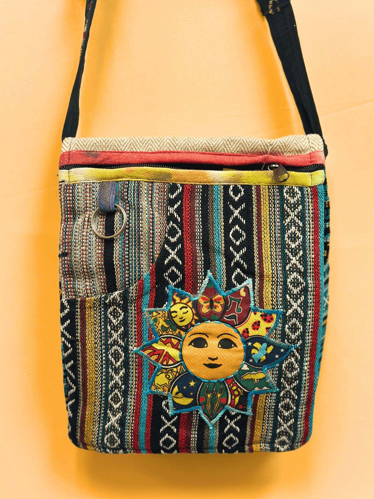 Ghary Embroidery DP Mini Passport Bag - Kalika Fashion