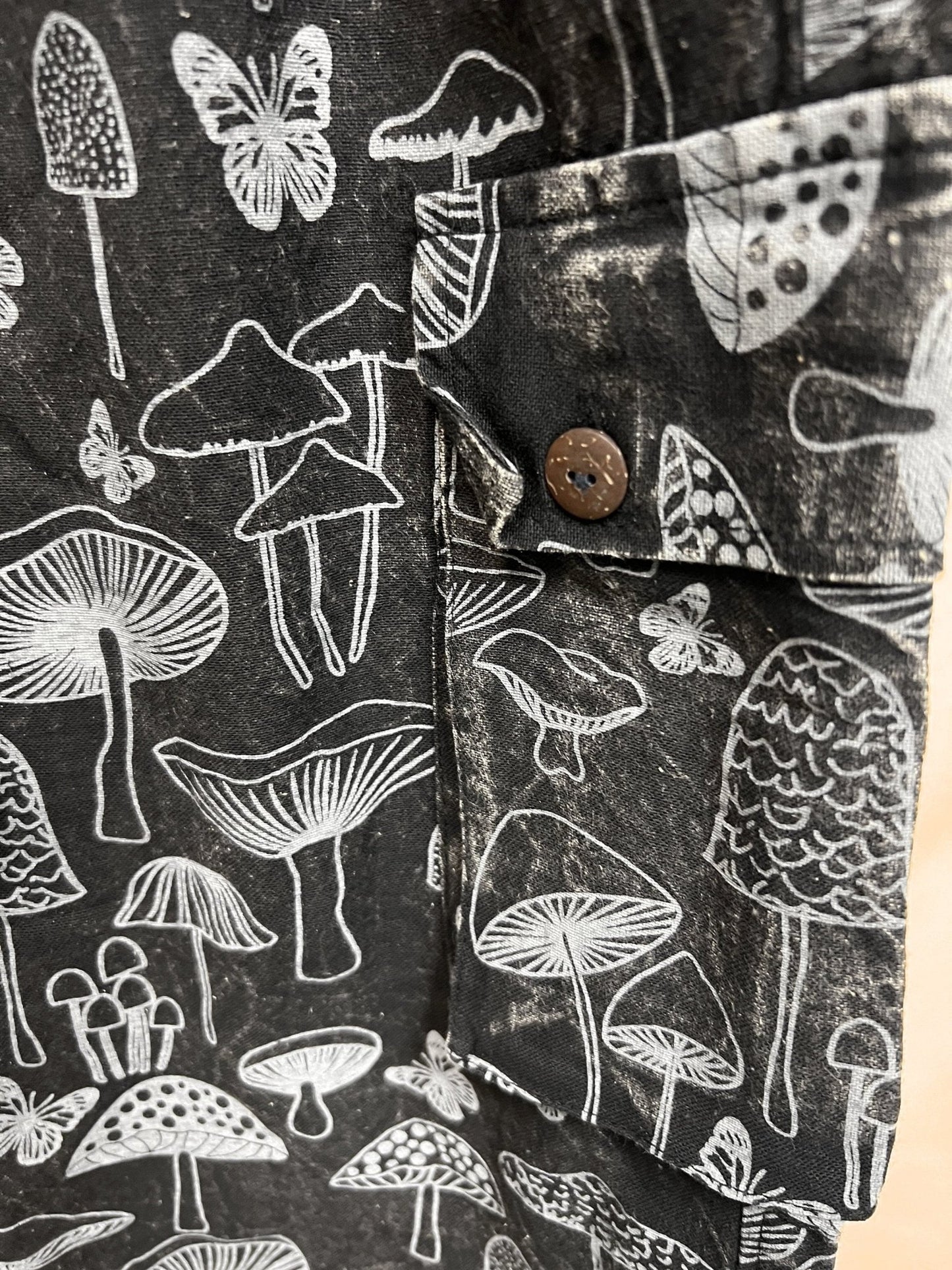 Handmade Unisex Mushroom Butterfly Pants - Kalika Fashion