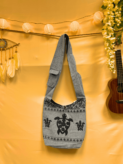 Cotton Turtle Boho Hippie Bag - Kalika Fashion