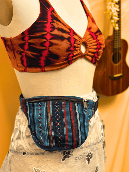 DP Multi Mushroom Boho Hippie Fanny Pack - Kalika Fashion