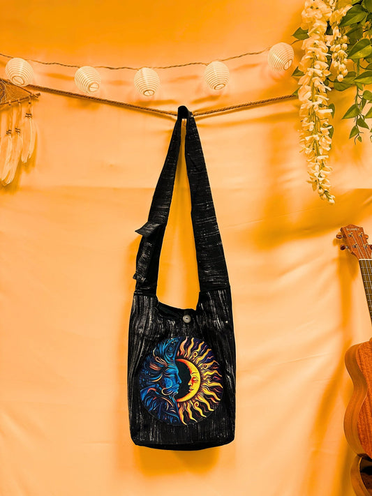 Sun And Moon Boho Hippie Bag - Kalika Fashion