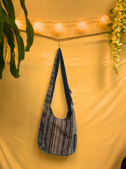 Boho hippie style handmade hemp Shoulder Bag - Kalika Fashion