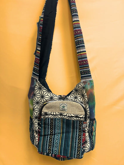 Boho hippie style handmade hemp Shoulder Bag - Kalika Fashion